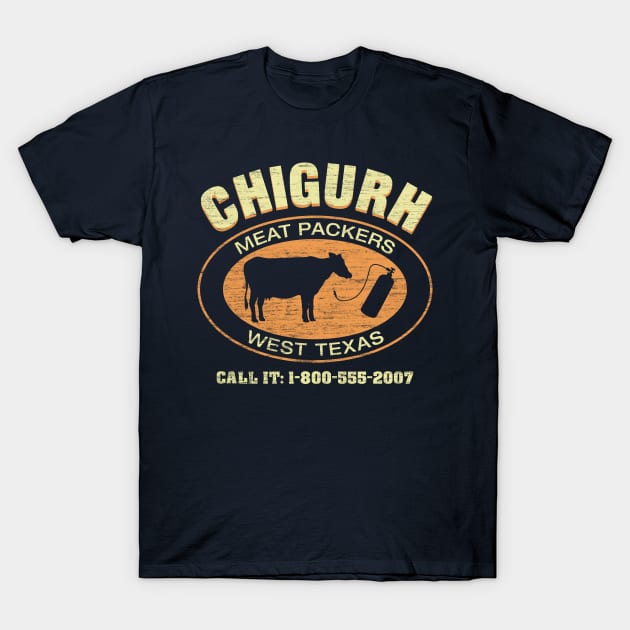 Chigurh Meat Packers T-Shirt by robotrobotROBOT